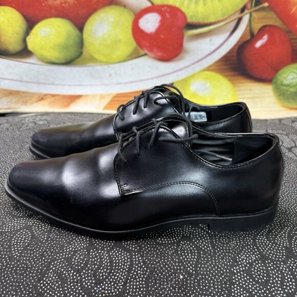 Joseph Abboud Dress Shoes Men’s Size 10.5W Oxford Faux Leather Black Lace Up main image 7